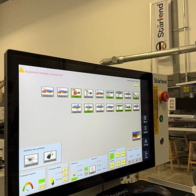 Calderín con prefusor