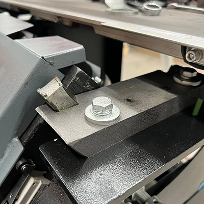 Detalles de eje de Sierra